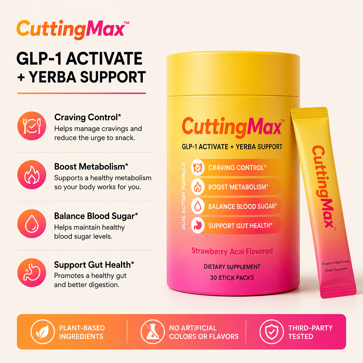 CuttingMax™Metabolic Drink Mix